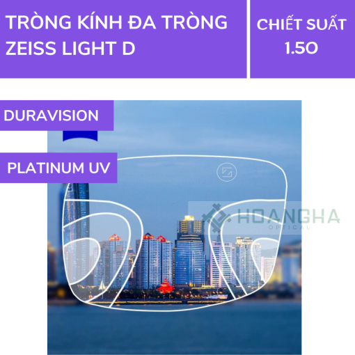 Zeiss Light D DuraVision Platinum UV 1.50