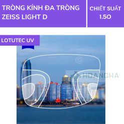 Tròng Kính Đa Tròng Zeiss Light D LotuTec UV 1.50
