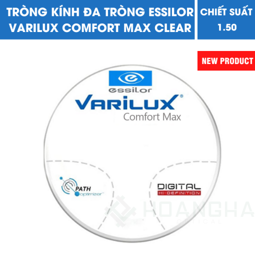 Tròng kính Essilor Varilux Comfort Max Clear