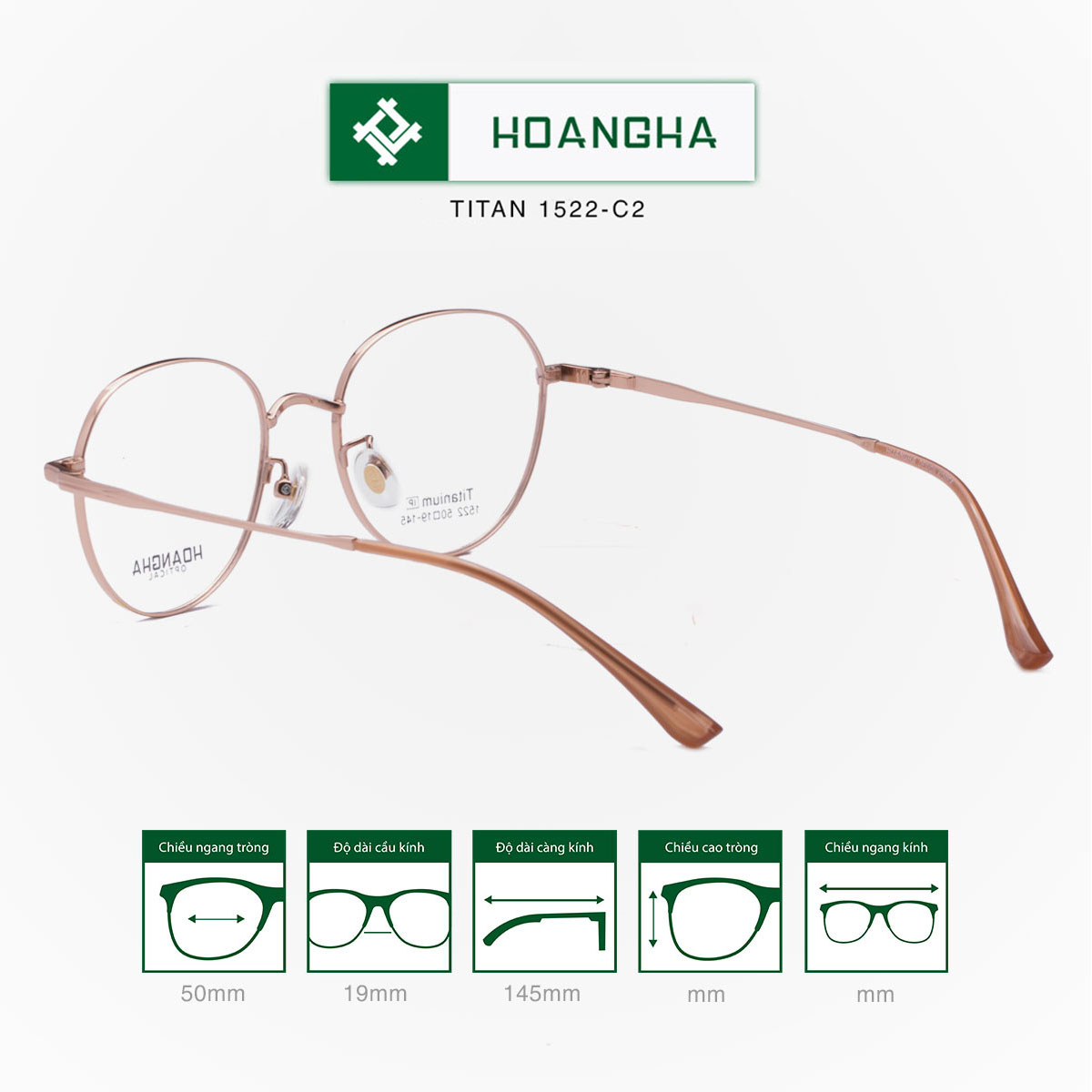 Gọng Kính HOANGHA TITAN 1522 19 Gọng Kính HOANGHA TITAN 1522 - Ảnh 19