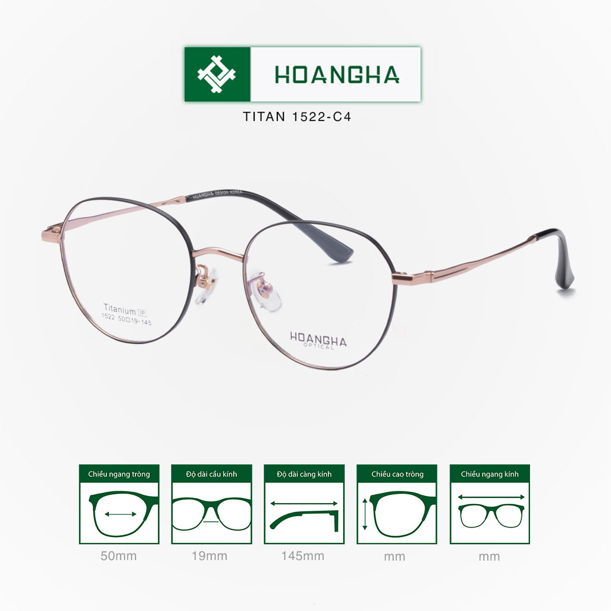 Gọng Kính HOANGHA TITAN 1522 10 Gọng Kính HOANGHA TITAN 1522 - Ảnh 10