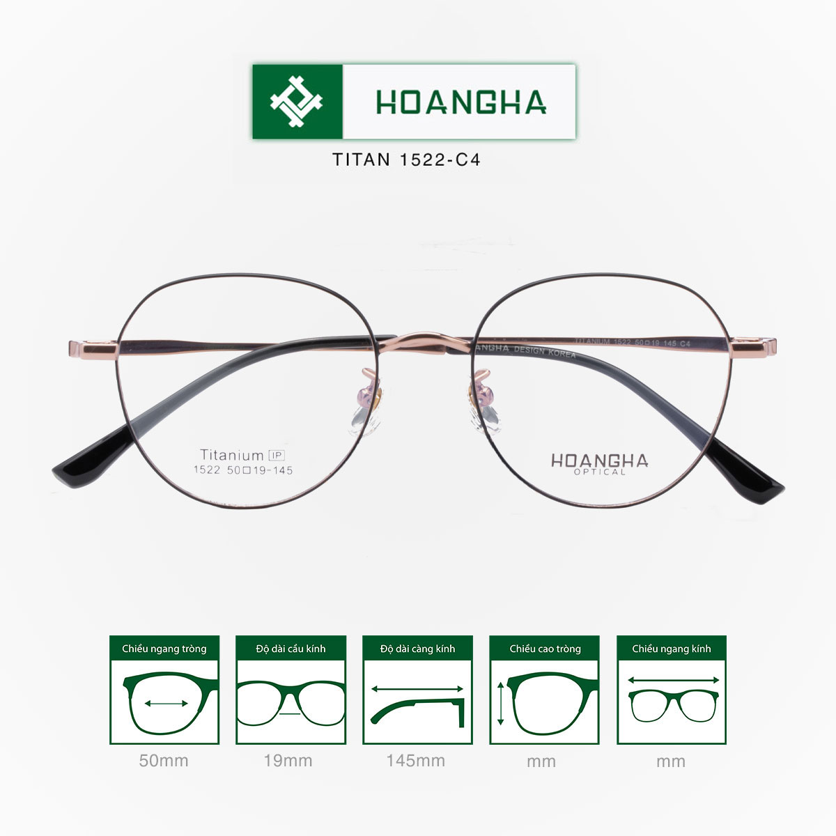 Gọng Kính HOANGHA TITAN 1522 8 Gọng Kính HOANGHA TITAN 1522 - Ảnh 8