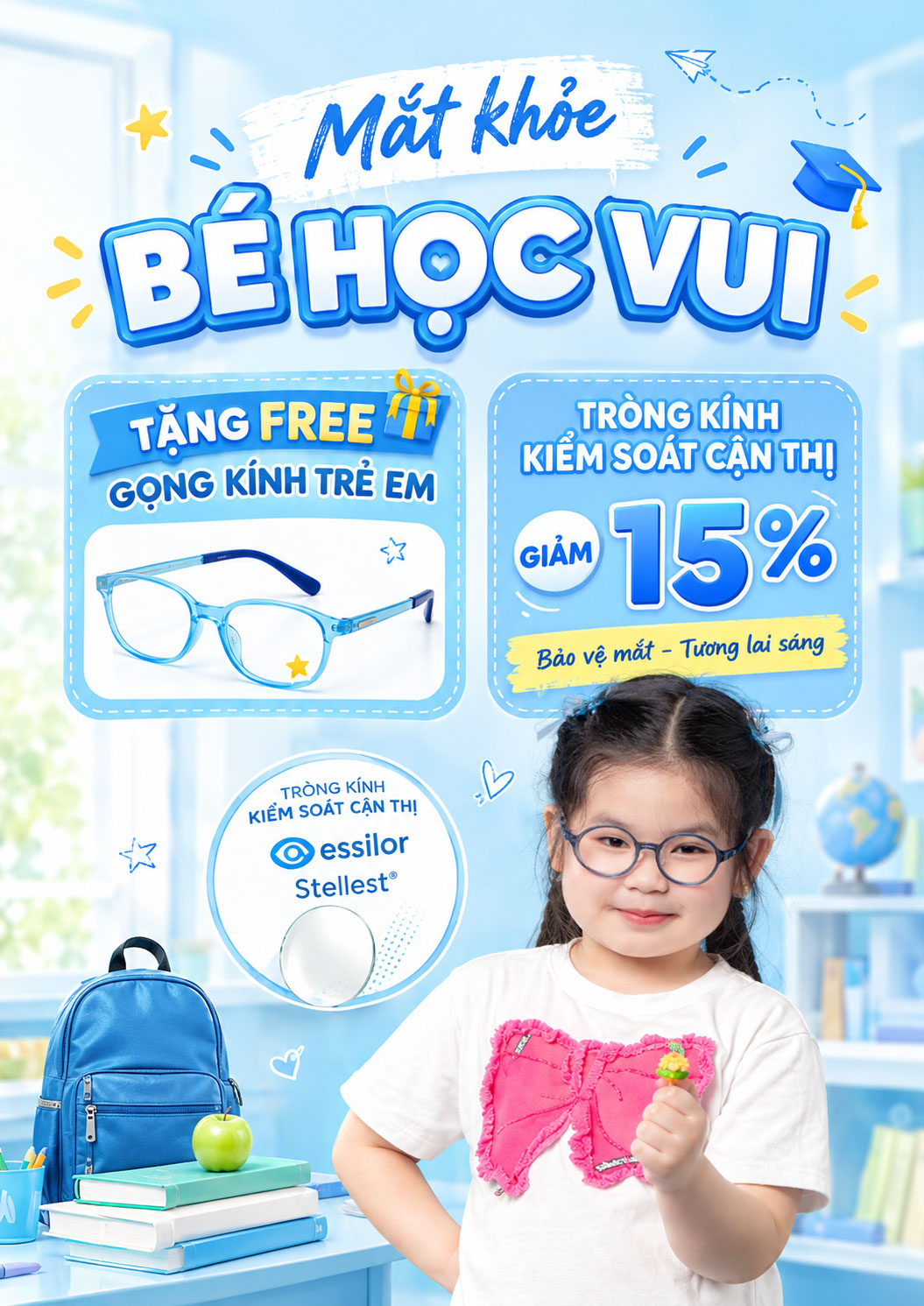 gong kinh tre em mat kinh hoang ha