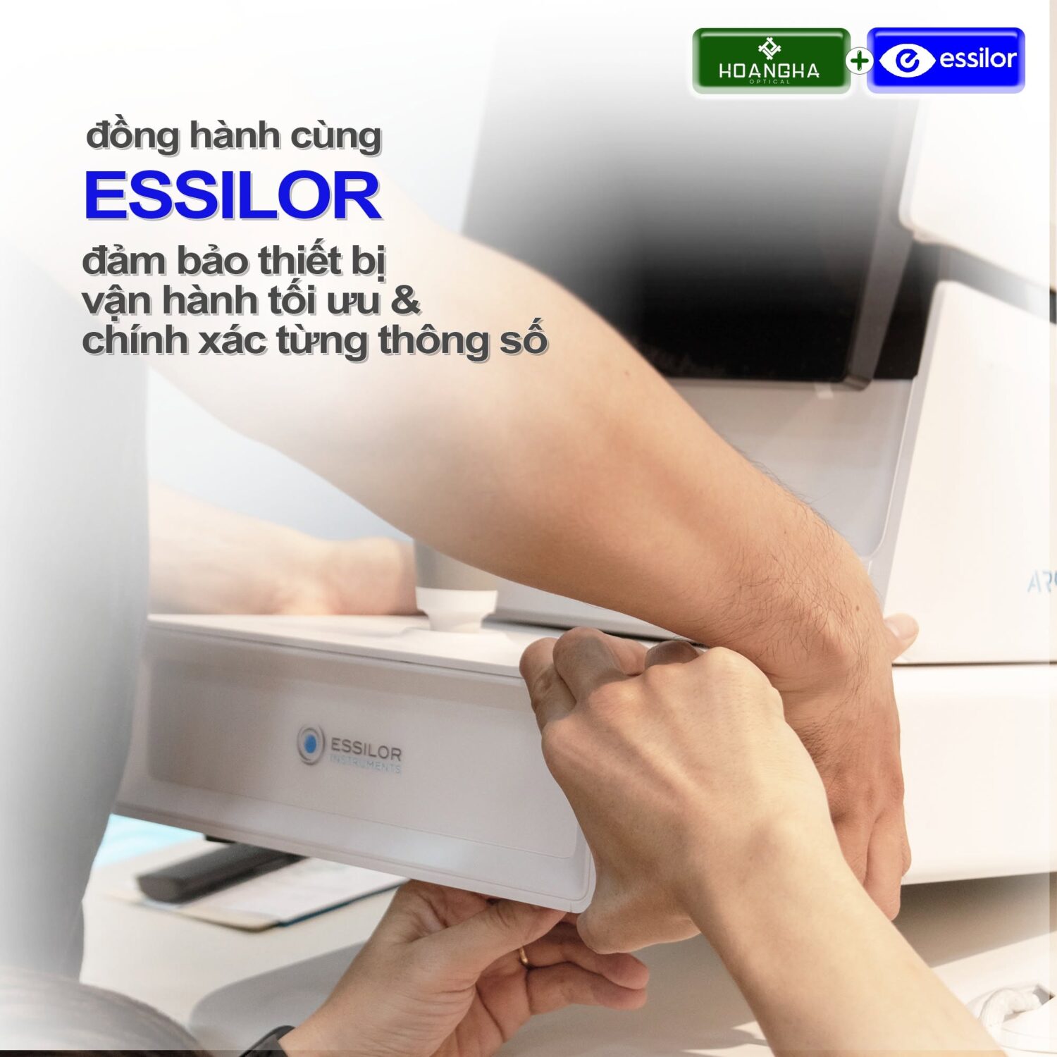 may do sinh trac hoc nhan cau essilor ark biometer combo abc3