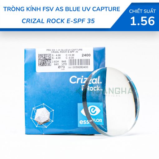 Tròng Kính Essilor Crizal Rock Blue UV Capture