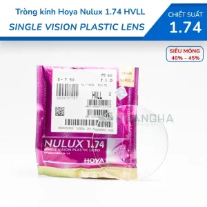 Tròng kính Hoya Nulux 1.74 HVLL